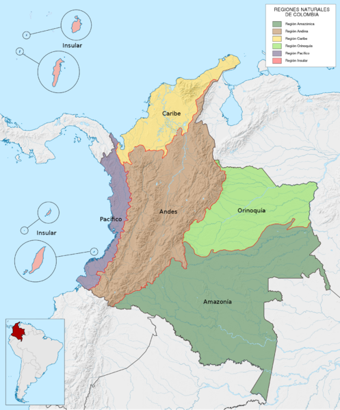 Datei:Mapa de Colombia (regiones naturales).svg