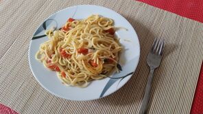 Pfannen-Spaghetti