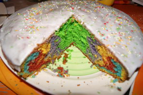 Regenbogen-Kuchen