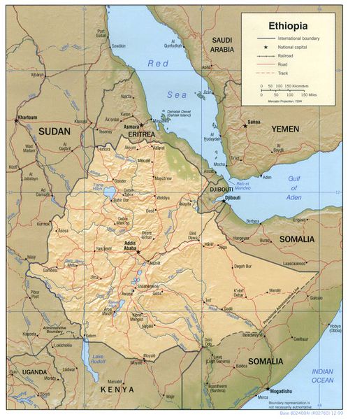 Datei:Ethiopia shaded relief map 1999, CIA.jpg