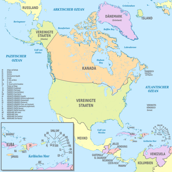 Datei:North America, administrative divisions - de - colored (+zoom).svg