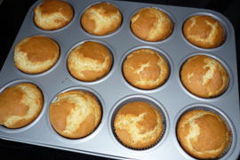 Die fertigen Muffins.