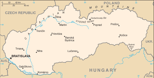 Datei:Slovacchia CIA map.gif
