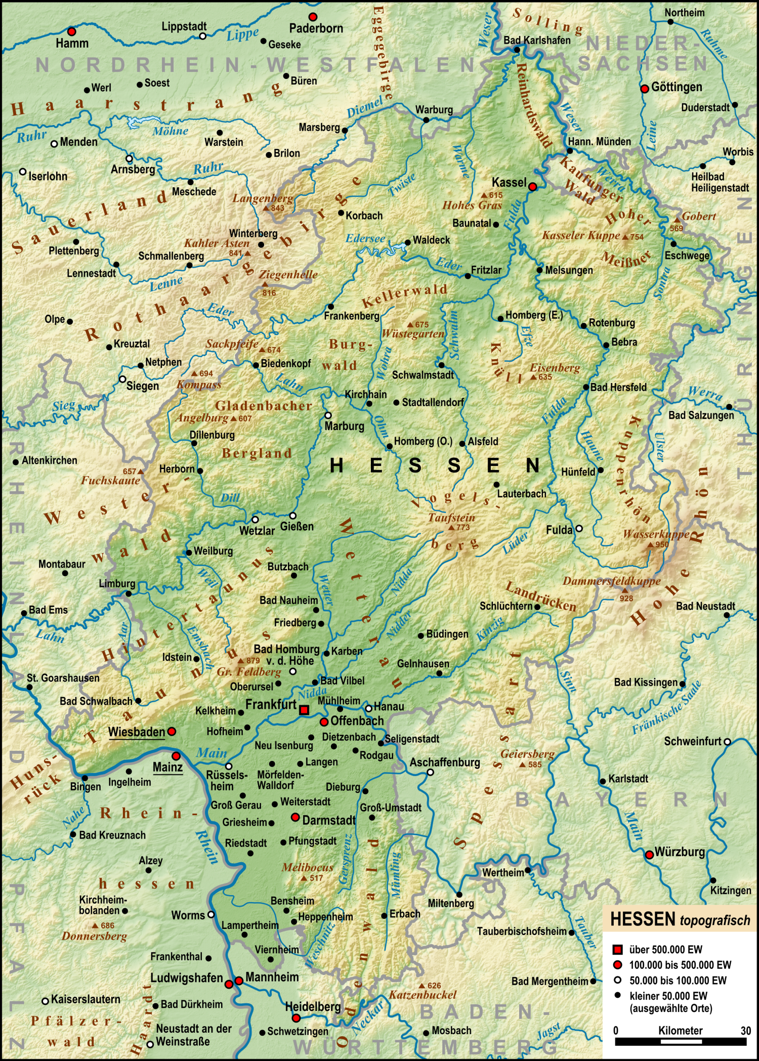 Datei:Hessen topografisch Relief Karte.png