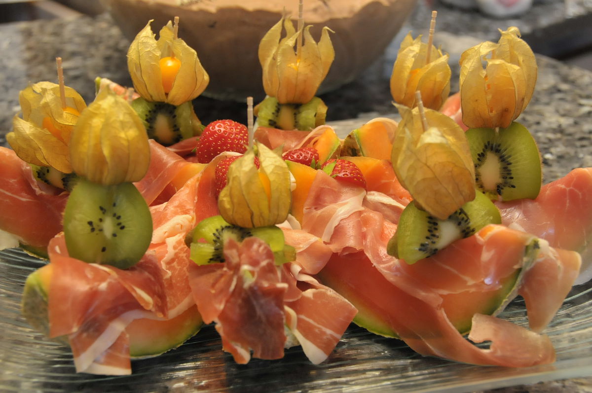 Melonensalat mit Parmaschinken – Koch-Wiki