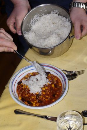 Chili con Carne mit Paprikaschoten