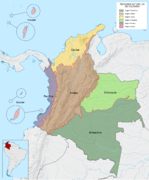 Mapa de Colombia (regiones naturales).svg