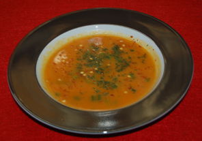 Karottensuppe mit Ingwer