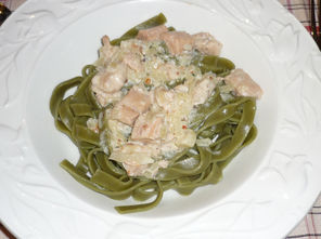 Tagliatelle mit Lachs