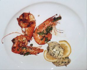 Gebratene Scampi