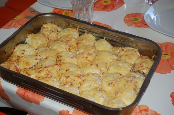 Gefüllte Champignons mit Käse überbacken – Koch-Wiki
