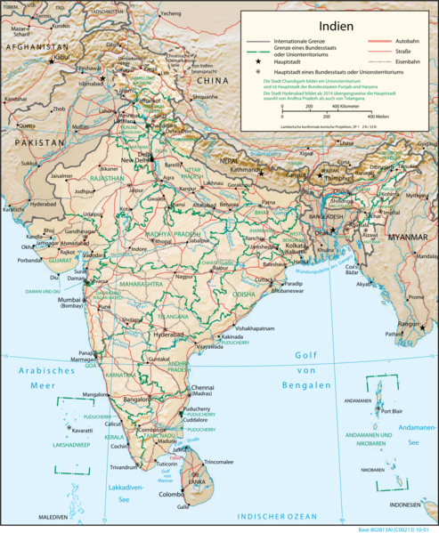 Datei:Indien physisch-politische Karte.svg