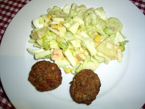 Apfel-Lauch-Salat