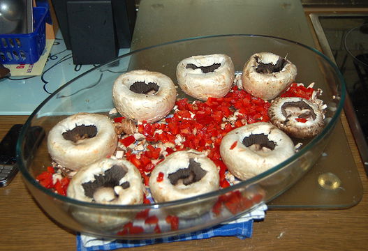 Gefüllte Champignons mit Frischkäse – Koch-Wiki