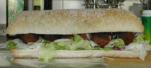 Köttbullar-Sandwich