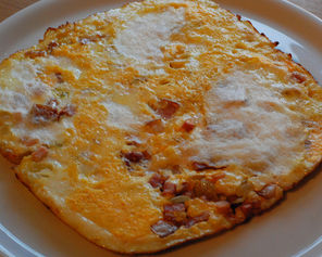Zwiebel-Speck-Omelette