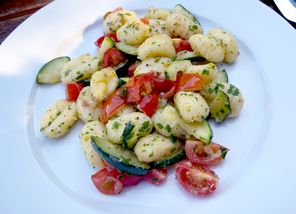 Schnelle Gnocchi-Gemüsepfanne