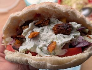 Döner mit Putenfleisch