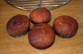 Die fertig gebackenen Muffins.