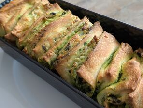 Zupfbrot mit Walnusspesto