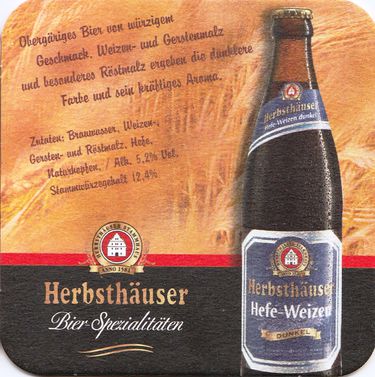Bier:Herbsthäuser Brauerei – Koch-Wiki