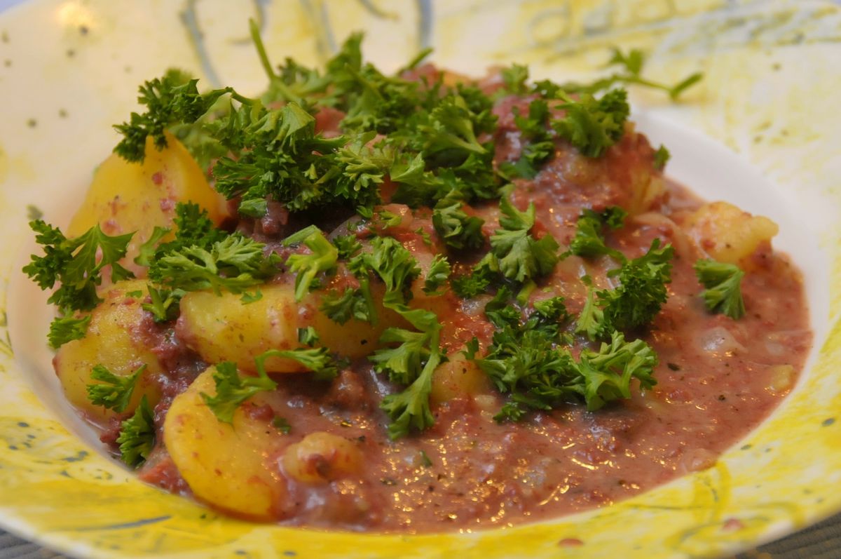 Kartoffeltopf mit Rotwurst – Koch-Wiki