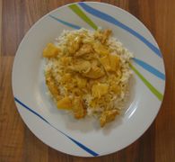 Putengeschnetzeltes mit Curry