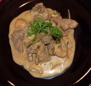 Bœuf Stroganoff