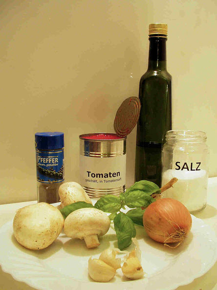 Tomatensauce mit Pilzen – Koch-Wiki