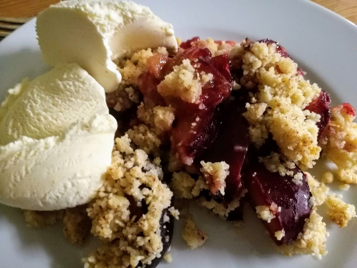 Pflaumen Crumble - Rezepte Suchen