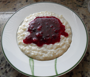 Milchreis mit Rote Grütze