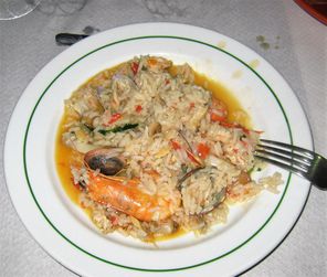 Arroz de marisco (Reis mit Meeresfrüchten)