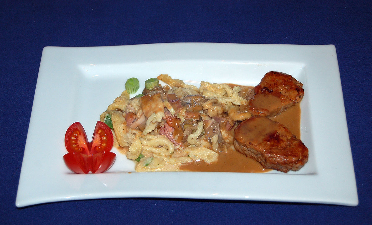 Spätzleauflauf mit Champignons – Koch-Wiki