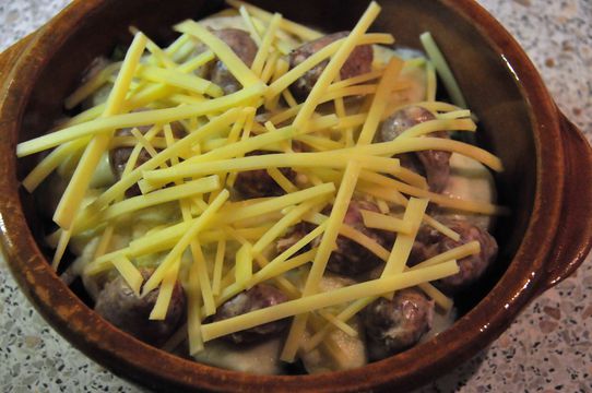 Lauchgratin mit Waadtländer Wurst – Koch-Wiki