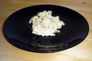 Kartoffelsalat mit Fleischsalat