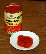 Tomatendosen (à 400 g) oder …