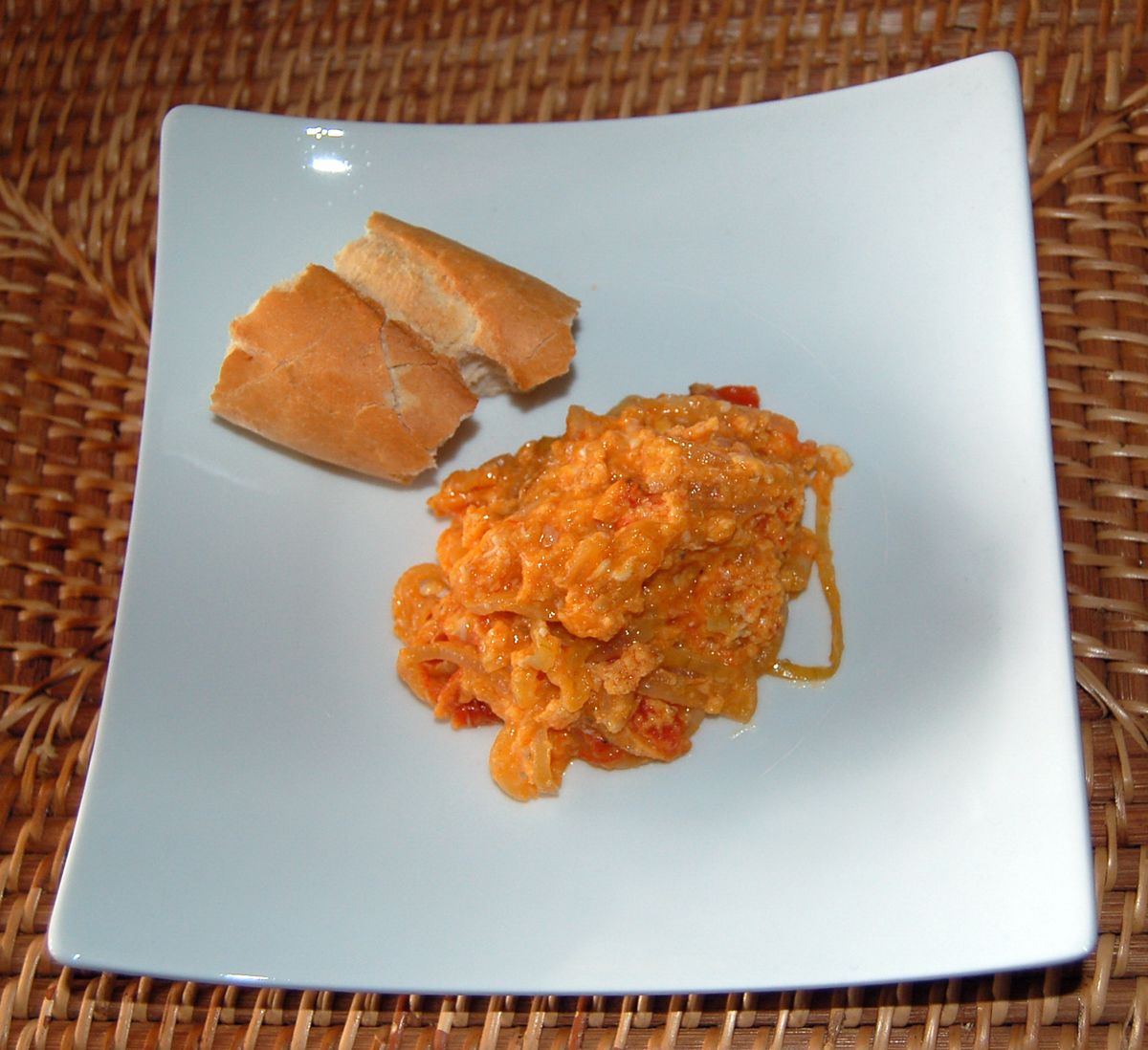 Zwiebel-Tomatenrührei – Koch-Wiki