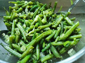 Grüner Bohnensalat