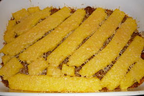 Polenta-Hackfleisch-Auflauf