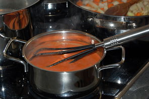 Pikante Tomatensauce mit Sahne