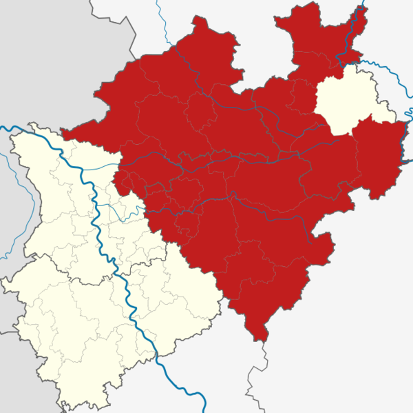 Datei:Locator map Westfalen in North Rhine-Westphalia.svg