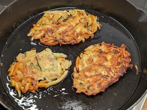 Zucchini-Kartoffelpuffer