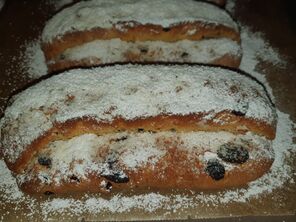 Christstollen mit Marzipan