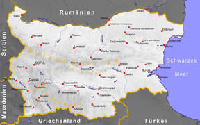 Bulgaria Cities Map German.png
