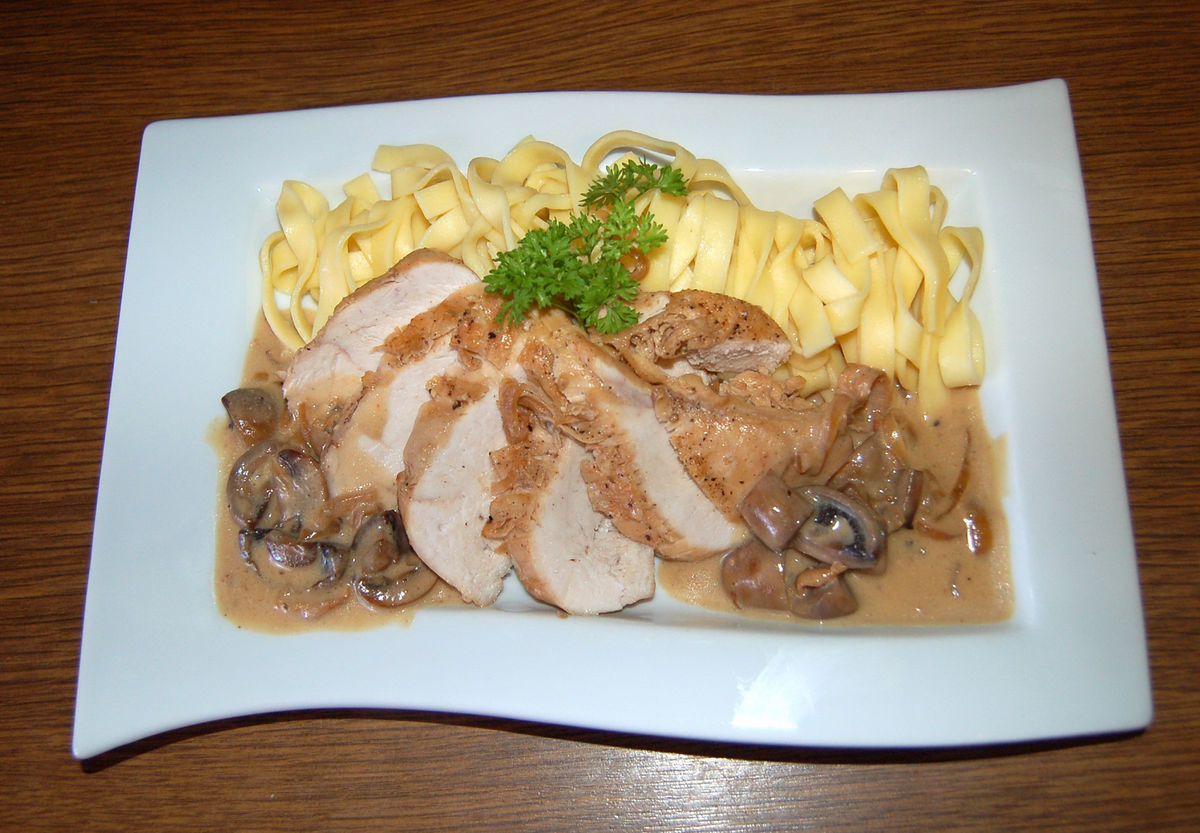 Huhn mit Champignons und Sahne – Koch-Wiki