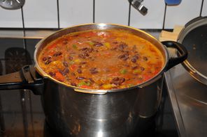 Chili con Carne mit Schokolade