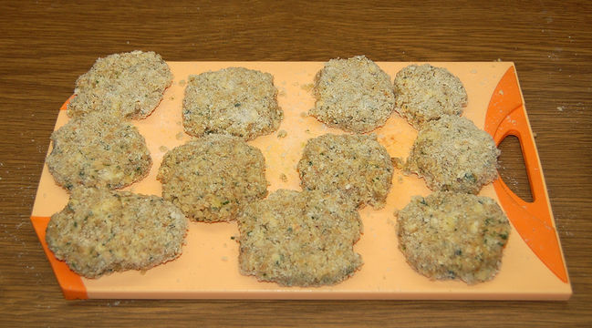 Grünkernbratlinge mit Käse – Koch-Wiki