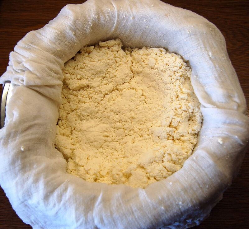 Frischkäse aus Buttermilch und Vollmilch – Koch-Wiki