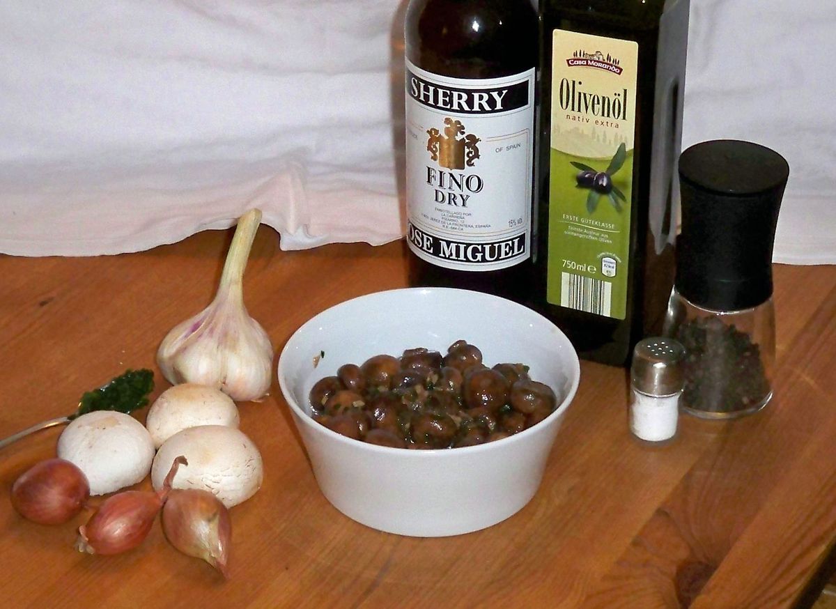 Marinierte Champignons mit Sherry – Koch-Wiki