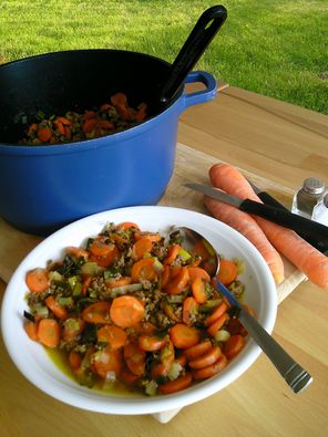 Karotten-Porree-Hackfleisch-Topf